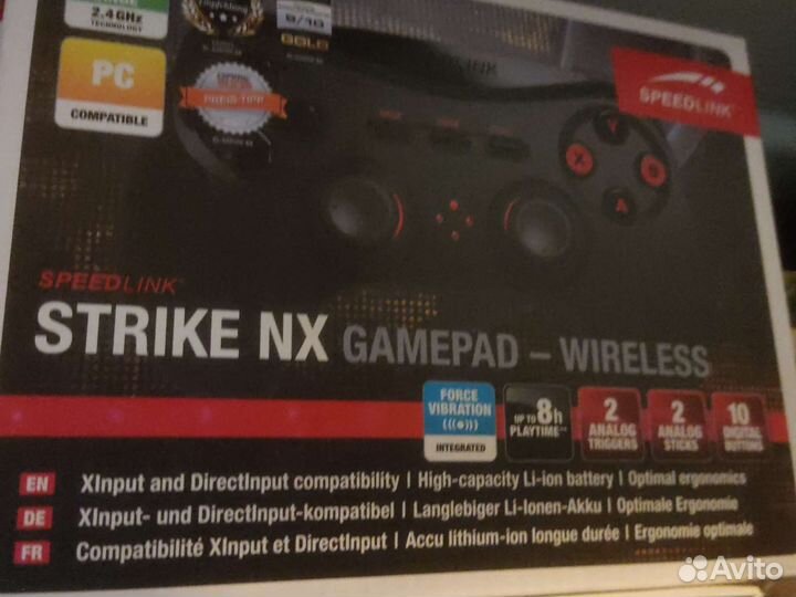 Геймпад speedlink strike NX wireless sl-650100-bk