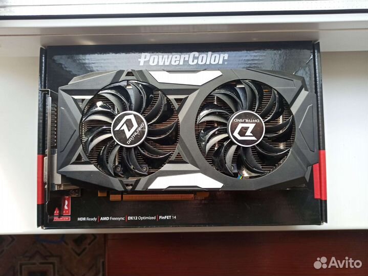 Видеокарта RX 480 8gb powercolor