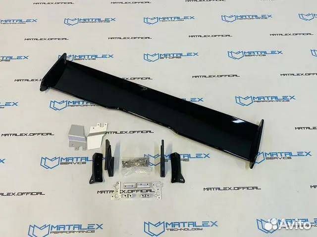 Спойлер BMW M3 F80, GTS стиль, черный глянец