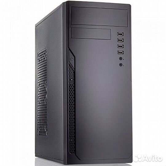 Компьютерный корпус Foxline FL-301 Black FL-301-FZ