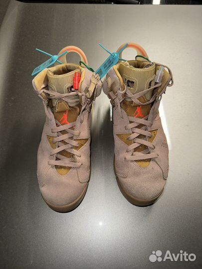 Jordan 6 Travis Scott Оригинальная Пара Кросовок