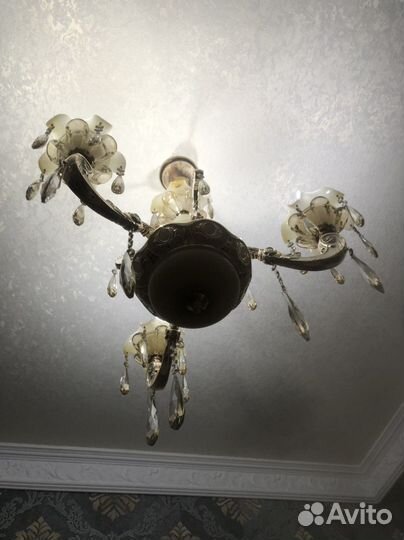 Люстра б/у 3 рожковая