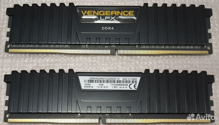Модуль памяти Corsair DDR4 CMK4GX4M1D240 4Gb