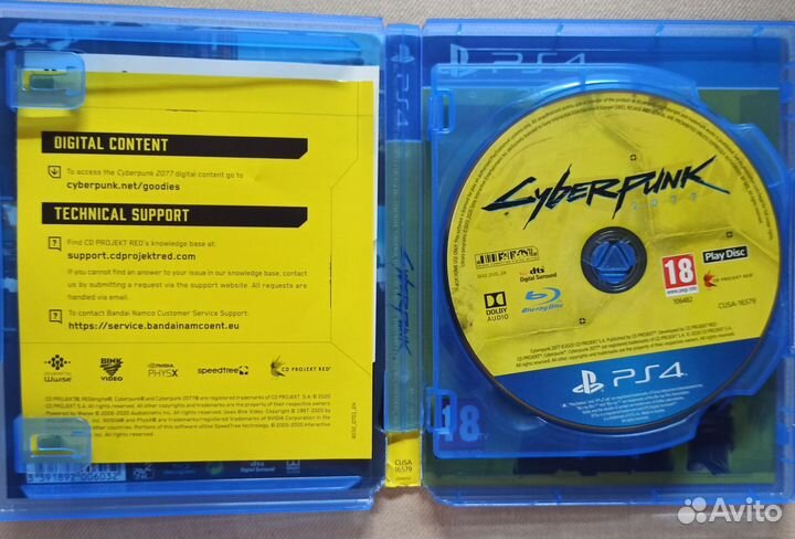 Игра ps4 Cyberpunk 2077