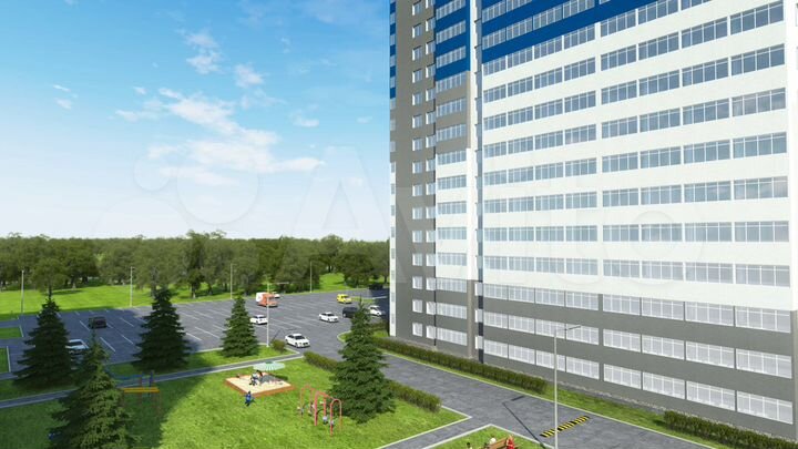 Квартира-студия, 19,1 м², 1/25 эт.