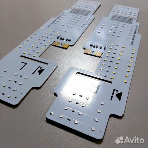 Платы заднего фонаря ваз 2109, 2114 диодные (пара)