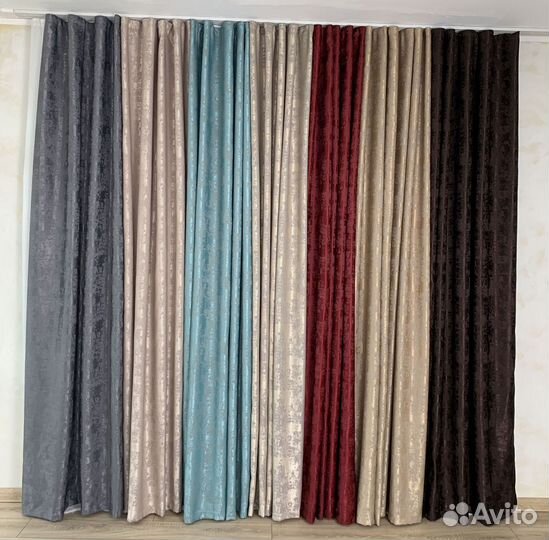 Комплект портьер мрамор Зарина шторы занавески