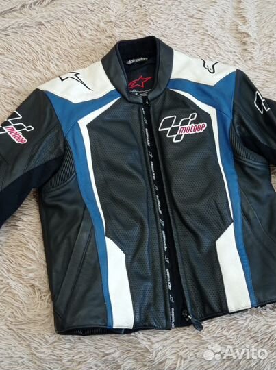 Мотокуртка alpinestars кожаная