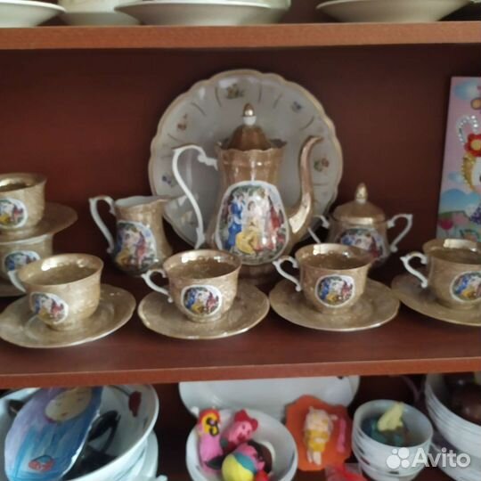 Чайный сервиз мадонна гдр 6 персон