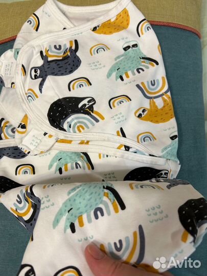 2 штПеленка-кокон на молнии супермамкетна липучках