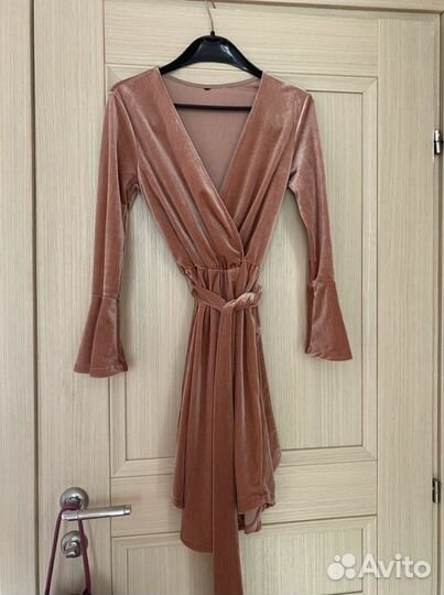 Бархатное Платье H&M