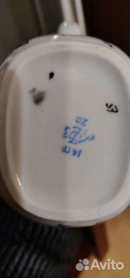 Фарфоровый чайник СССР