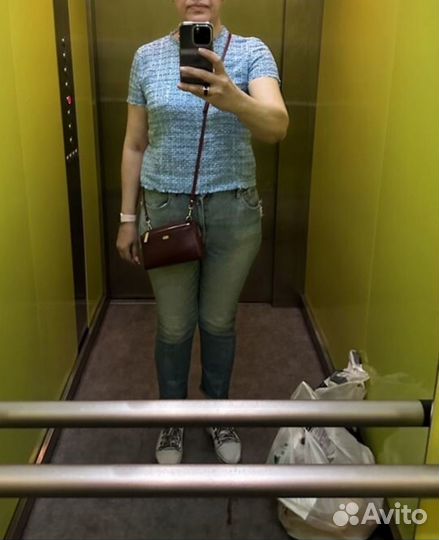 Сумка кросс боди натуральная кожа