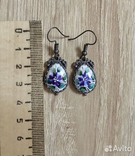 Финифть комплект Васильки