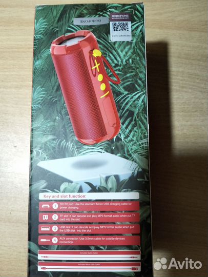 Активная колонка borofone BR15 (FM/AUX/USB/microSD