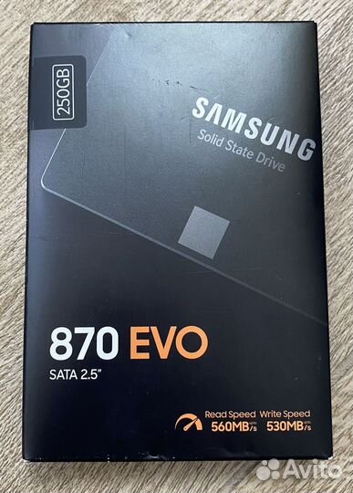 SSD Samsung 870 EVO 256Гб новый