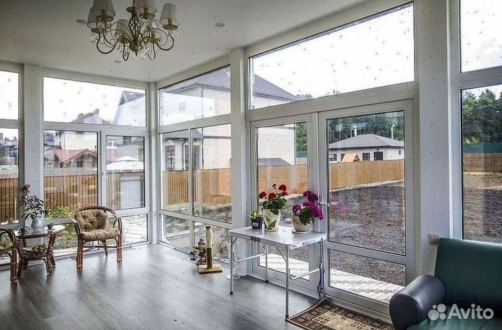 Остекление балконов и лоджий пвх