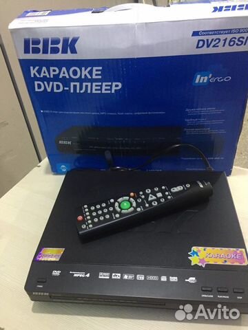 DVD-плеер BBK DV216SI+пульт ду(коробка, документы)