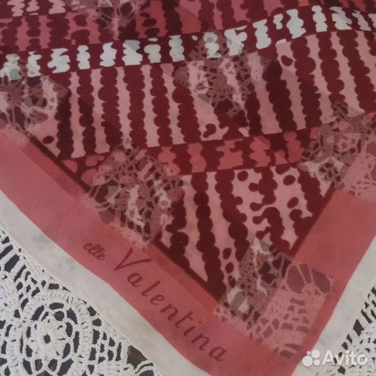 Elle Valentina винтажный платок Италия