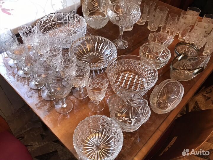 Большой хрустальный сервиз СССР