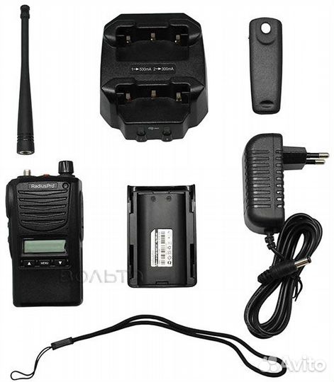 UHF рация с дисплеем RadiusPro RP-102