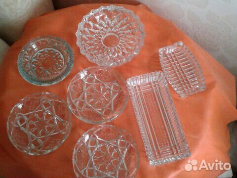 Предметы из хрусталя времен СССР