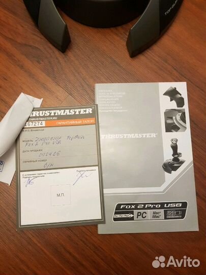 Джойстик ThrustMaster Top Gun Fox 2 Pro USB