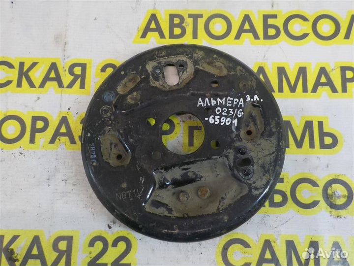 Щит опорный задний левый Nissan Almera (N16) 2000