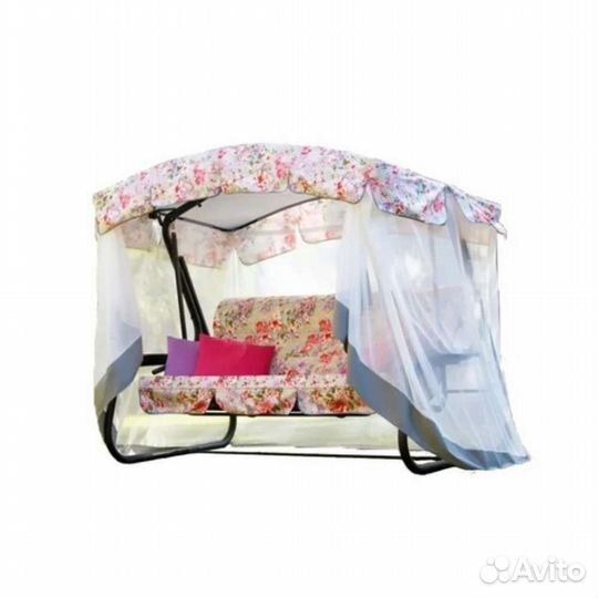 Садовые качели Olsa Турин Премиум flower