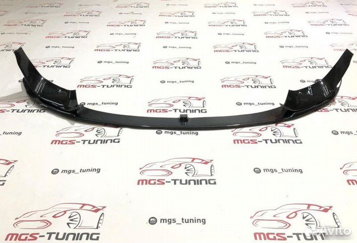 Губа переднего бампера карбон для BMW M4 F82