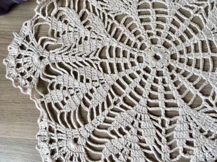 Салфетка вязаная крючком, ажурная салфетка