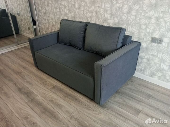 Диван раскладной аккордеон Лофт серый