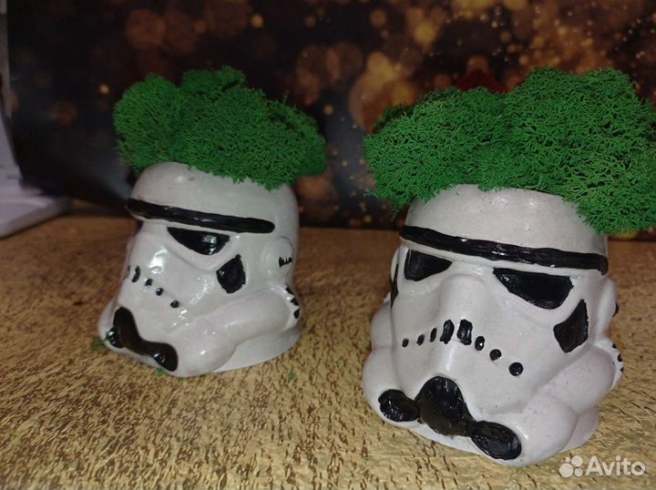 Гипсовое кашпо