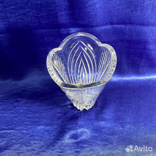 Хрустальная ваза для цветов СССР