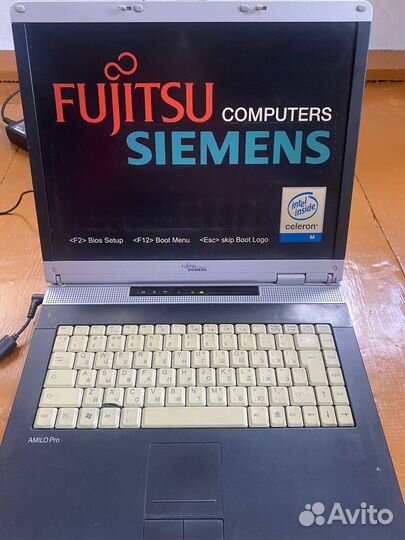 Ноутбук fujitsu siemens amilo pro