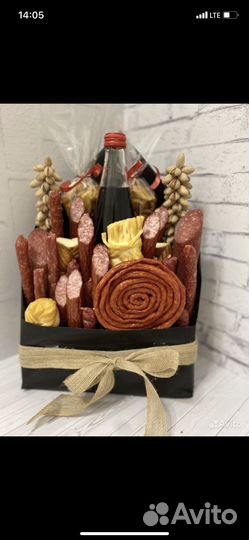 Мужские съедобные букеты