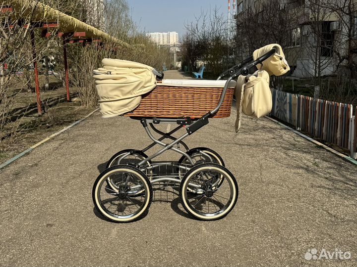 Коляска reindeer eco-leather 2 в 1