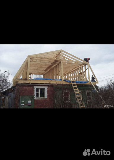 Крыша кровельные работы