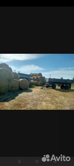 Солома в рулонах