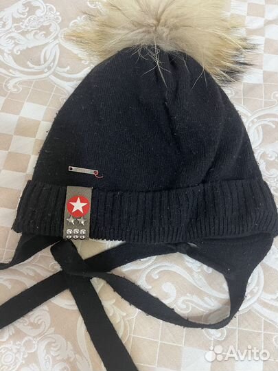 Шапка для мальчика зимняя 52-54