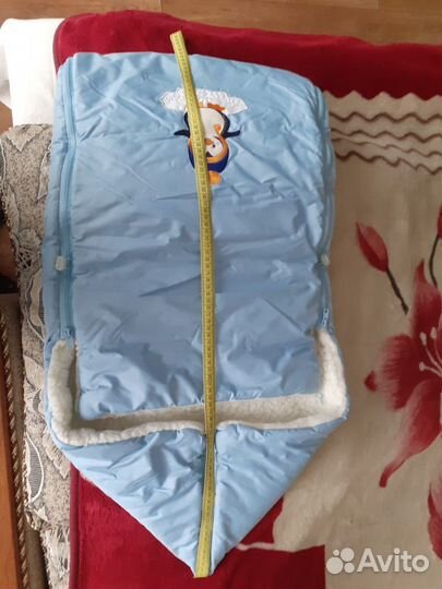 Зимний конверт на овчине