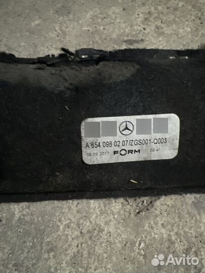 Патрубок интеркулера Mercedes W213 om654