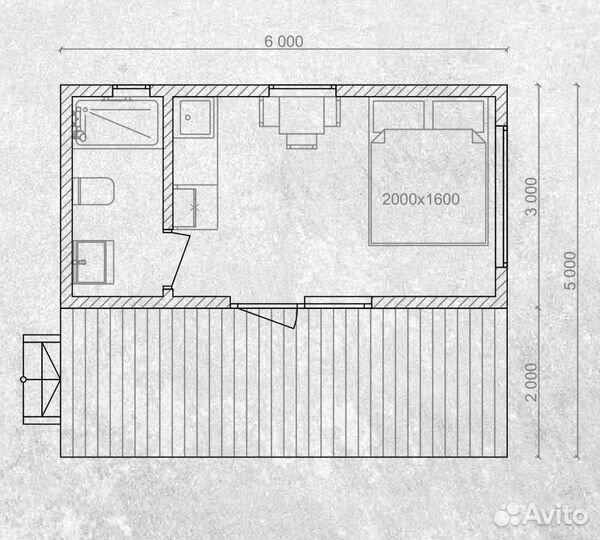 Модульный дом Single House