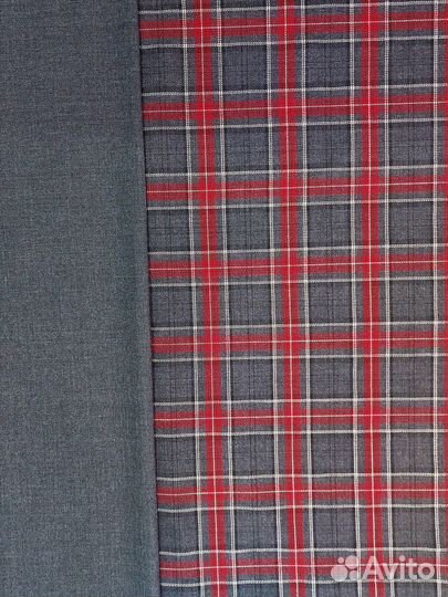 Ткань костюмная п/шерсть клетка и компаньон