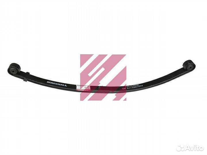 Рессора передняя Мерседес 2-х листовая 610*690