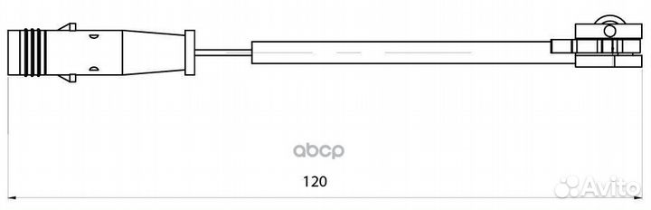 Датчик износа торм.колодок mercedes W204 08