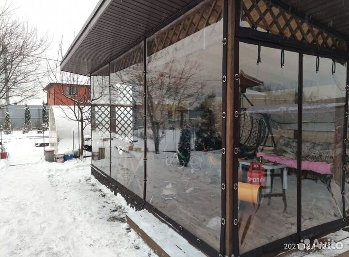 Мягкие окна для веранды