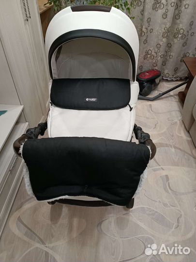 Коляска 2 в 1 эко кожа