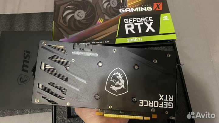 Видеокарта msi rtx 3060ti gamingx