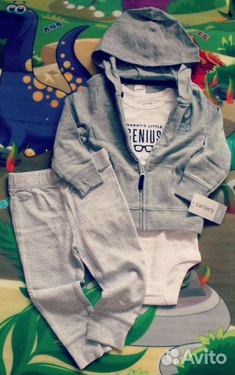 Новый комплект Carter's состоит из 3шт